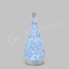 Фигура на подставке Елочка 12x12x28 см, RGB, питание 3xАА и провод USB Neon-night