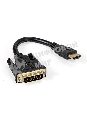 Кабель-адаптер HDMI-DVI-D ExeGate EX-CC-HDMIM-DVIM (19M/25M, позолоченные контакты)