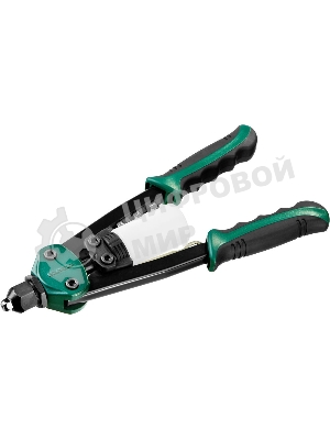 Заклепочник KRAFTOOL 31161двуручный для заклепок из al стали нерж стали d=2.4/3.2/4.0/4.8мм