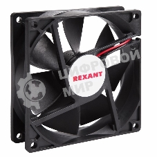 Вентилятор для корпуса Rexant RX 9225MS 24VDC черный, 92 мм, 2500 об/мин, 30 дБ, 2 pin