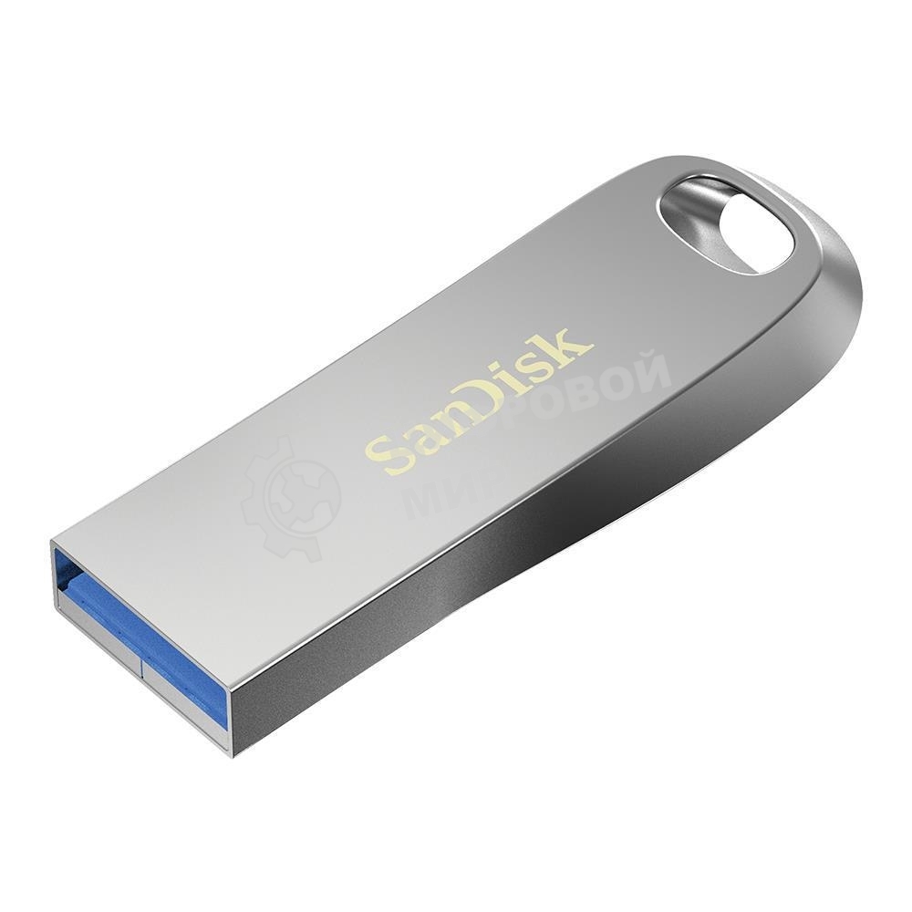 Флешка USB SanDisk Ultra Lux CZ74 (SDCZ74-128G-G46), 128Gb, USB 3.1, R/W 100/40, серебристый