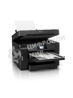 МФУ струйное Epson M15140 (C11CJ41404), A3+, ч/б, печ. до 25 стр/мин., скан. до 26 стр/мин., 2400 x 4800 dpi (печать) 1200x2400dpi (скан.), USB, RJ-45, Wi-Fi