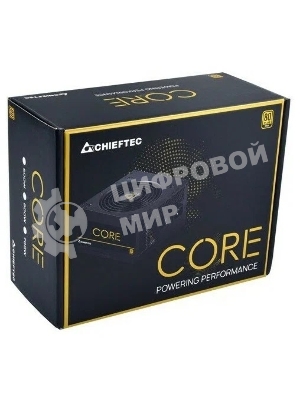 Блок питания Chieftec BBS-500S-Bulk, 500Вт, 80 PLUS Gold,120мм, черный