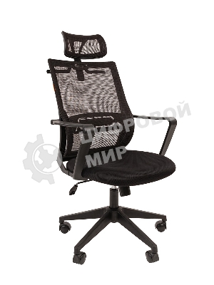 Кресло офисное Chairman 545 Россия ткань черный