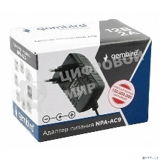 Адаптер питания Gembird NPA-AC9, 12В/2А, 1 штекер 5,5х2,5мм