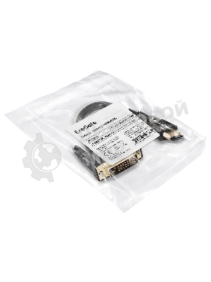Кабель-адаптер HDMI-DVI-D ExeGate EX-CC-HDMIM-DVIM (19M/25M, позолоченные контакты)