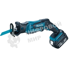 Пила саб аккумуляторная Makita DJR185RME18В 2х4А·чLi-ion 0-3000ход\м ход-13мм рез-50мм 1.5кг