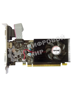 Видеокарта AFOX Geforce GT730 1Gb DDR3 128Bit DVI HDMI VGA LP Single Fan