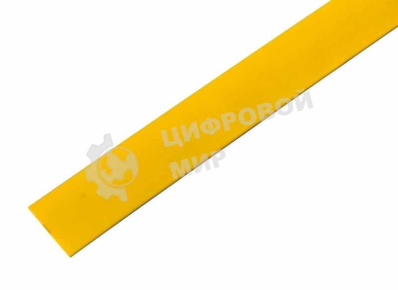 Термоусаживаемая трубка Rexant 22,0/11,0 мм, желтая, упаковка 10 шт. по 1 м