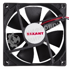 Вентилятор для корпуса Rexant RX 9225MS 24VDC черный, 92 мм, 2500 об/мин, 30 дБ, 2 pin