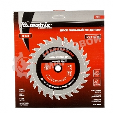 Диск Matrix Пильный по дереву, 216x32мм, 48 зубьев + кольцо 30/32 Professional
