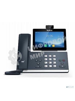 Телефон YEALINK SIP-T58W with camera, видеотерминал, Android, WiFi, Bluetooth, GigE, CAM50, без БП, шт