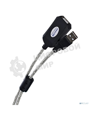 Кабель AM/AF USB2.0 10м AOpen удлинитель активный(с усилителем) USB2.0-repeater, ACU823-10M