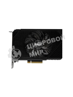 Видеокарта Palit RTX 3050 STORMX OC 6Gb NVIDIA GeForce RTX 3050 6Gb PCI-E 4.0 96bit GDDR6 1042/14000 DVIx1 HDMIx1 DPx1 HDCP Ret