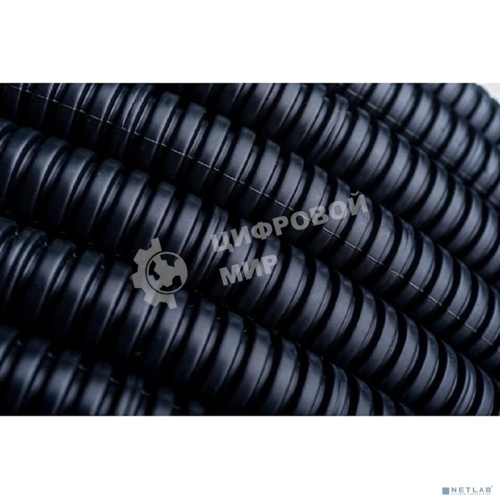 Труба гофрированная ПНД ЭРА черный d 20 мм с зонд. легкая 100 м (15)