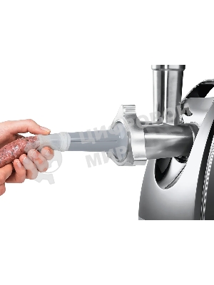 Мясорубка электрическая Bosch MFW67440 черный, 2000 Вт, 3.5 кг/мин, реверс, защита от перегрузки, насадки - 7