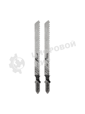 Пилка для электролобзика Kranz 100 мм 10 з/д 4-30 мм обр. зуб. T101BR (2 шт./уп.) (дерево)