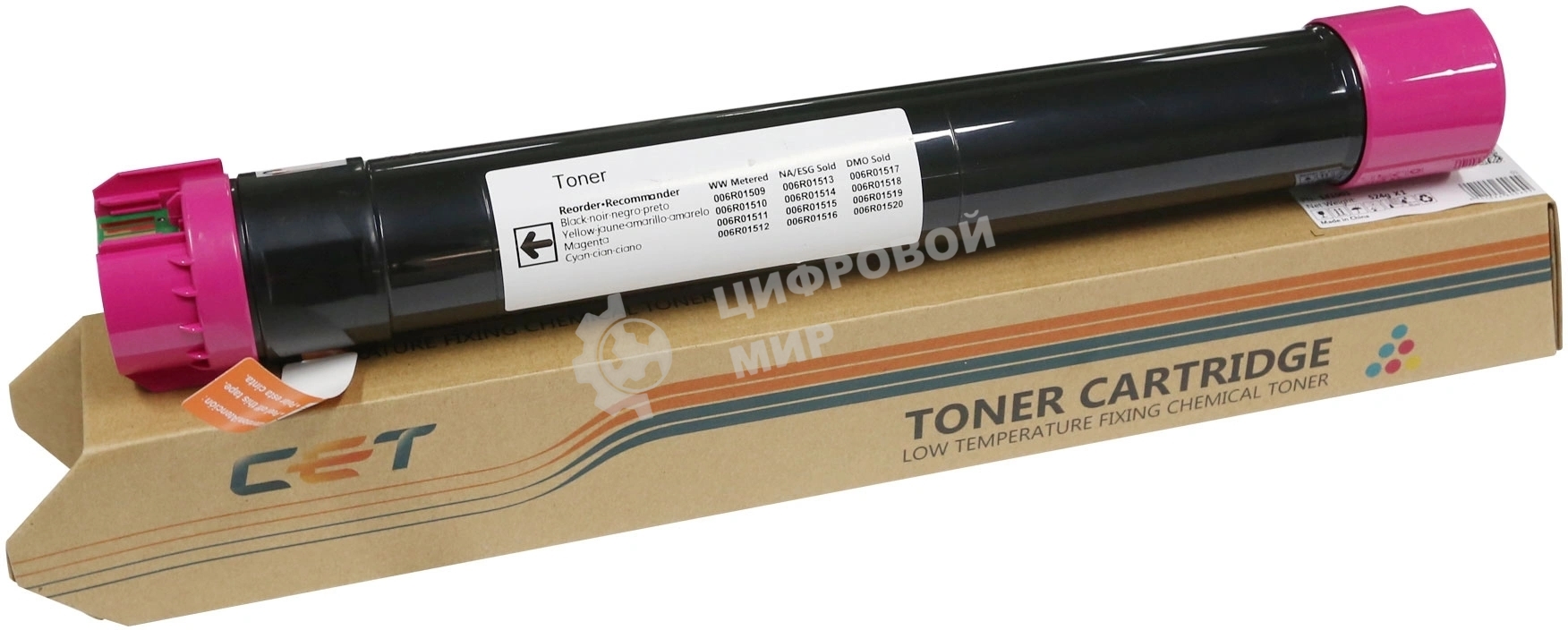 Картридж лазерный CET (CPT, CE08) 006R01519 для Xerox WorkCentre 7525/7545/7556/7835/7970 Magenta, 360г, 15000 стр.