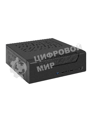 Компьютерный корпус Desktop ExeGate FL-102-TPS450 (mini-ITX, БП TPS450 с вент. 8см, 2*USB + 1*USB 3.0, аудио, черный)