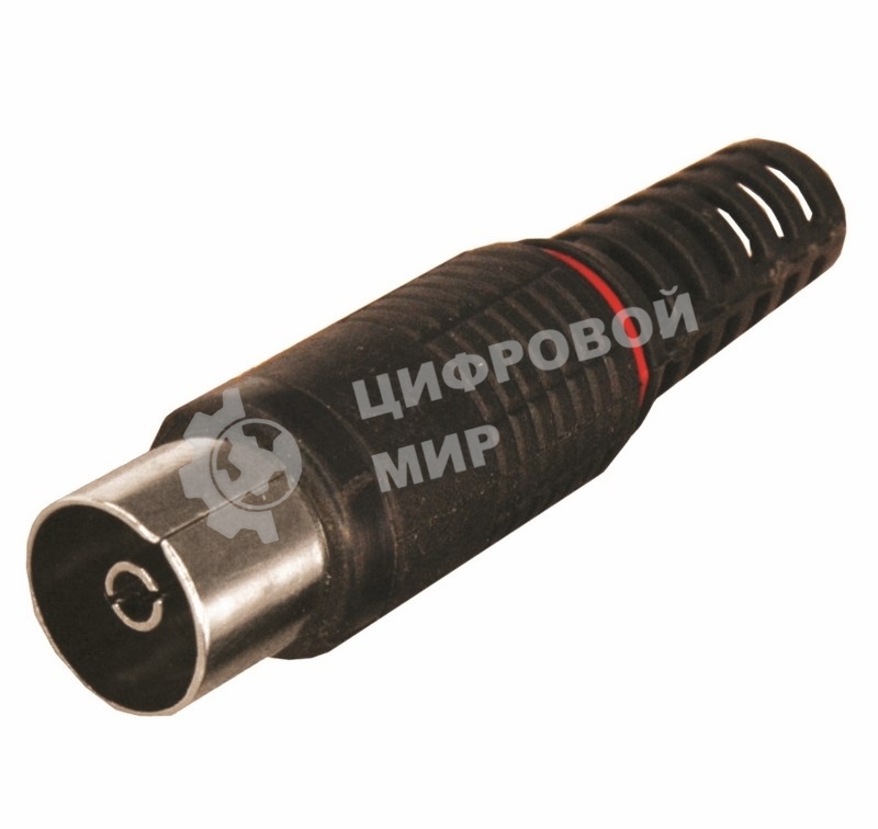 Разъем PROconnect гнездо TV без пайки черный