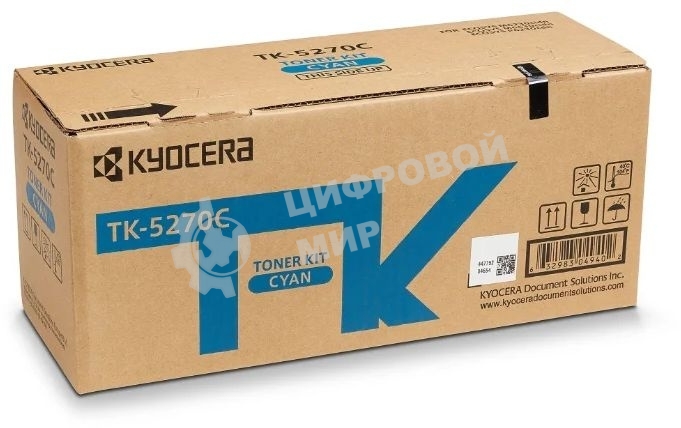 Картридж лазерный Kyocera TK-5270C (1T02TVCNL0) голубой для M6230cidn/M6630cidn/P6230cdn 6000 стр