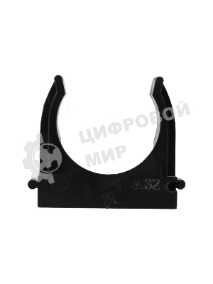 Крепеж-клипса для монтажного пистолета Rexant Ø 32 мм, черная (50 шт/уп)