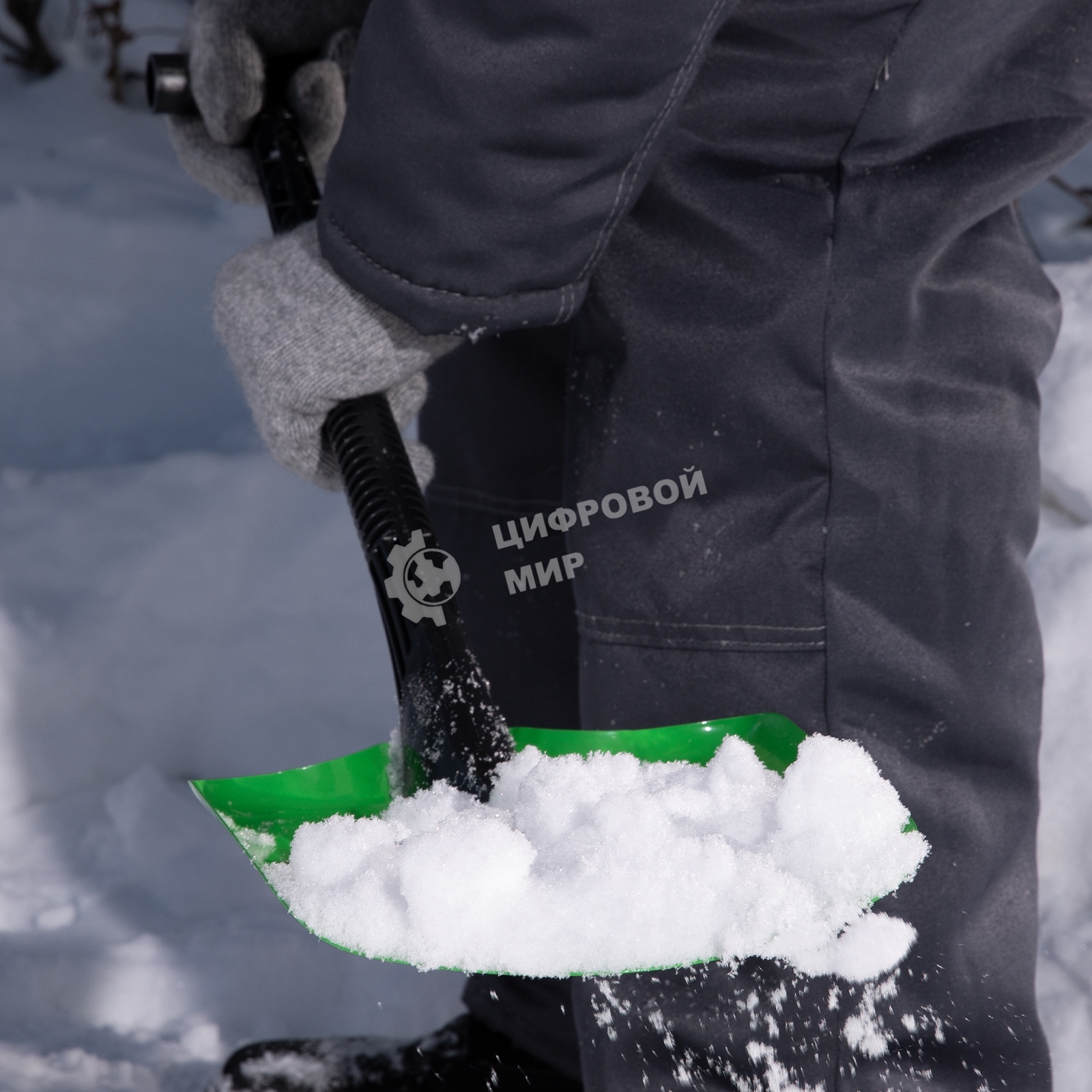 Лопата универсальная Сибртех стальная 260 х 205 мм, черенок из пластика,