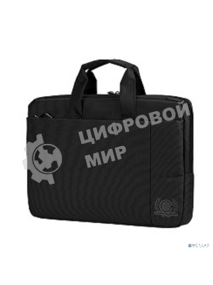 Сумка для ноутбука Сумка Continent CC-215 BK (полиэстр, черный 15,6'')