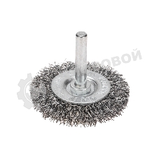 Щетка дисковая для дрели Kranz витая стальная проволока, 50 мм