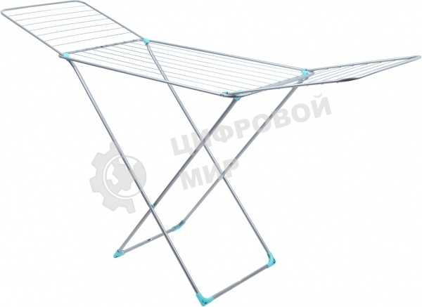 Сушилка для белья НИКА СБ2/С серебро, напольная,складная 20 м