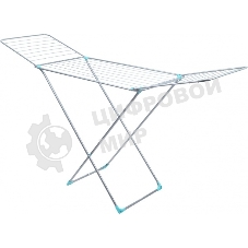 Сушилка для белья НИКА СБ2/С серебро, напольная,складная 20 м