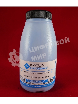 Тонер HP CP 1025/M 175/275 Cyan, химический (фл.25г.) Katun фас. Россия