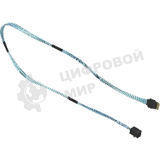 Кабель Gigabyte Cable SAS HD TO SLIMLINE SAS длина 0,8, синий
