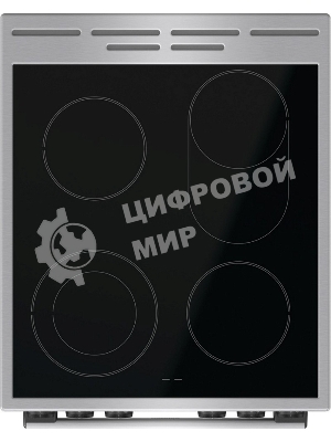 Плита электрическая Gorenje GECS5C70XA серебристый, конфорок 4 электрических, духовка 70 л, 50 см x 85 см x 59.4 см