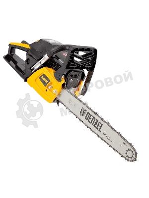 Пила цепная бензиновая Denzel DGS-5218, шина 45 см, 52см3, 3,5 л.с., шаг 0,325, паз 1,5 мм,
