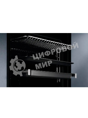 Духовой шкаф с паром Electrolux EOD5C70BZ SteamBake,цвет -черный, утапливаемые переключатели, таймер отключения, отложенный старт, будильник, хромированные направляющие из нержавеющей стали Easy Entry, телескопические направляющие FlexiRunners (1 ур) с изменением высоты установки, 3 стекла, каталитическая очистка