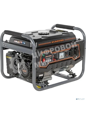 Электрогенератор бензиновый Carver PPG-3900A, 3.2 кВт, 67 дБ, 42 кг