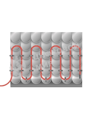 Саморегулируемый греющий кабель Rexant на трубу Extra Line 25MSR-PB 3M (3м/75Вт)