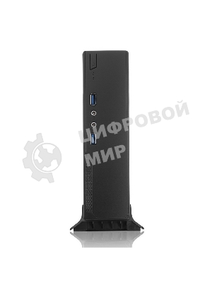 Компьютерный корпус с блоком питания 120 Ватт/ Foxline FL-L01-AD120-D65 mITX case (1L),w/2xUSB3.0, VESA, CPU cooler, w/120W pwr adapter, w/pwr cord