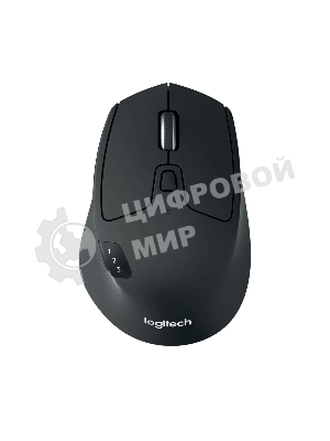 Мышь беспроводная Logitech M720 Triathlon черный, 1000 dpi, радиоканал, Bluetooth, USB, кнопки - 8