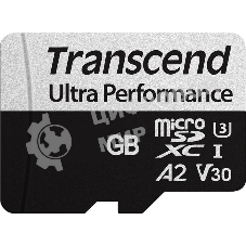 Флеш карта Transcend 64Gb UHS-I U3 microSD w/ adapter A2 Ultra Performance R/W:160/125 MB/s
