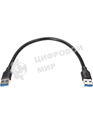 Кабель соединительный Telecom TUS715-0.3M USB3.0 Am-Am 0.3m Telecom (TUS715-0.3M)