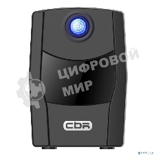 Источник бесперебойного питания CBR QTM-850T-2F-LCUC Line Interactive 850VA/480W 9Ah12V 2 x Shuko, HID-USB, RJ45/11