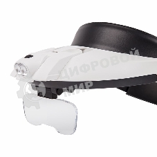 Бинокуляр монтажный Rexant, 1.2х, 1.8х, 2.5х, 3.5х с 2хLED подсветкой