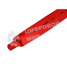 Трубка термоусадочная Rexant 20.0/10.0 1м красный