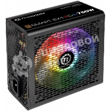Блок питания Thermaltake Smart PS-SPR-0750NHSABE-1, 750Вт, 80 PLUS Bronze, 120мм, черный