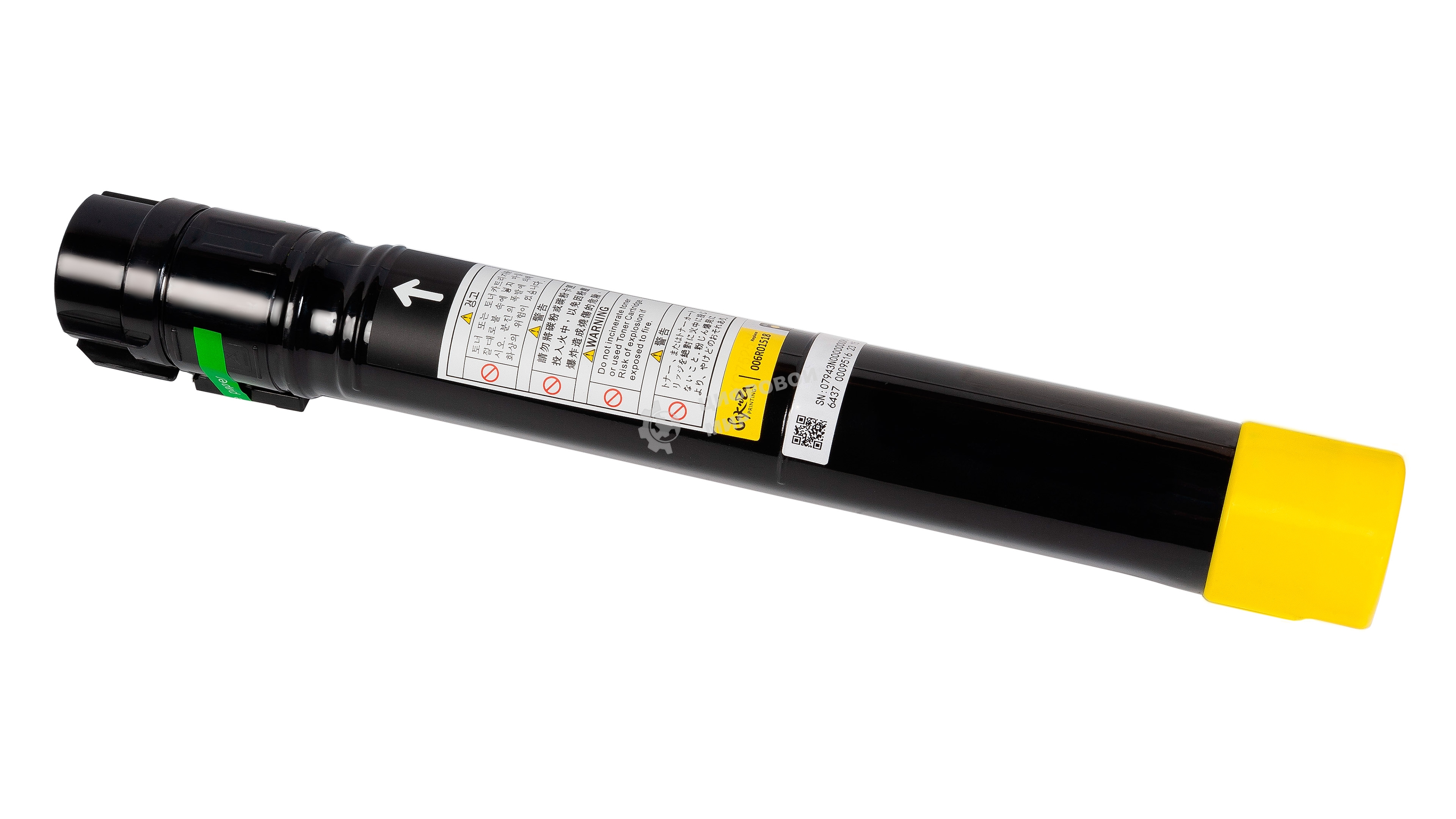 Тонер-туба Sakura 006R01518 для Xerox WorkCentre 7545/7556, желтый, 15000 к.