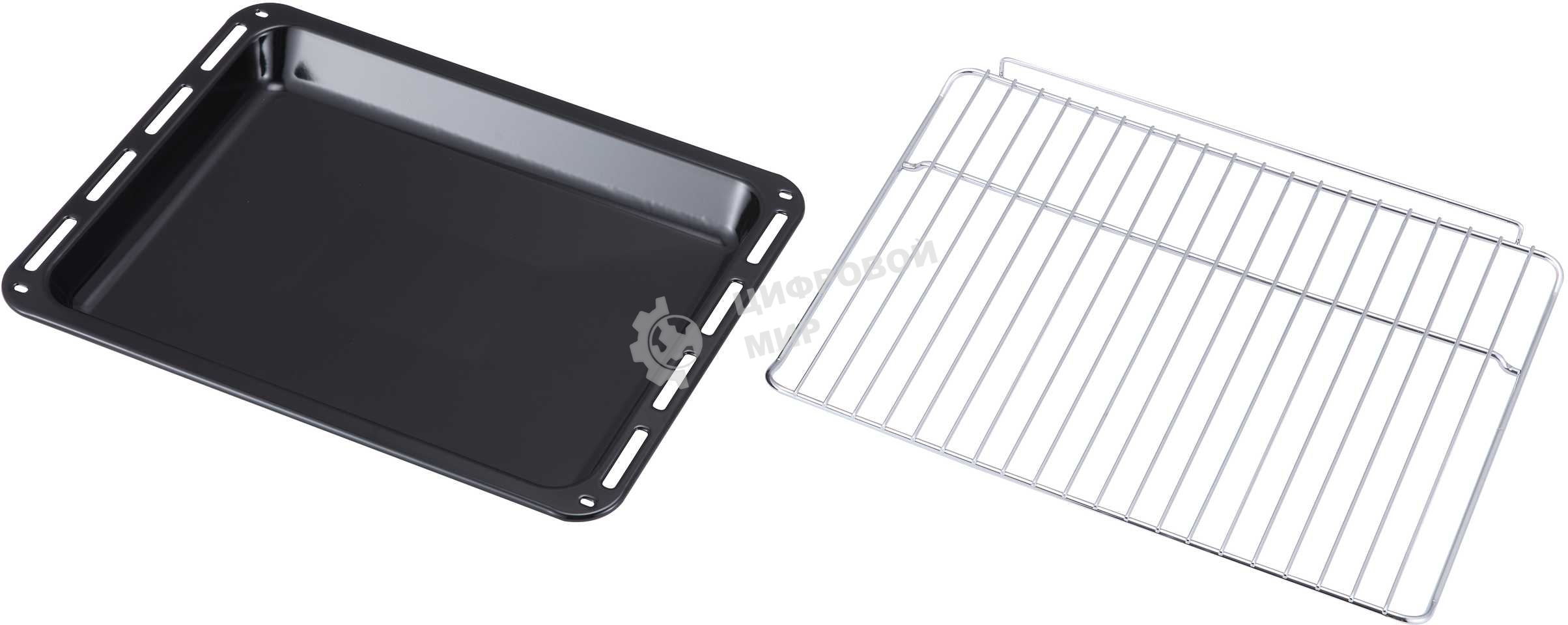 Духовой шкаф встраиваемый полноразмерный Evelux EO 620 X, 60 см, 8 режимов, 65л, нержавеющая сталь