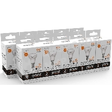 Лампа светодиодная Gauss Elementary 63116 6Вт цок.: E14 рефлек. 220B 3000K св. свеч. бел. теп. (упак.: 10 шт)