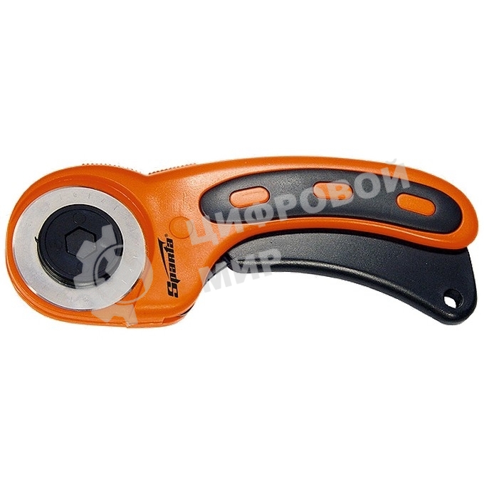 Нож Sparta 45 мм, вращающееся лезвие-ролик диаметром, пластмассовая ручка пистолетного типа